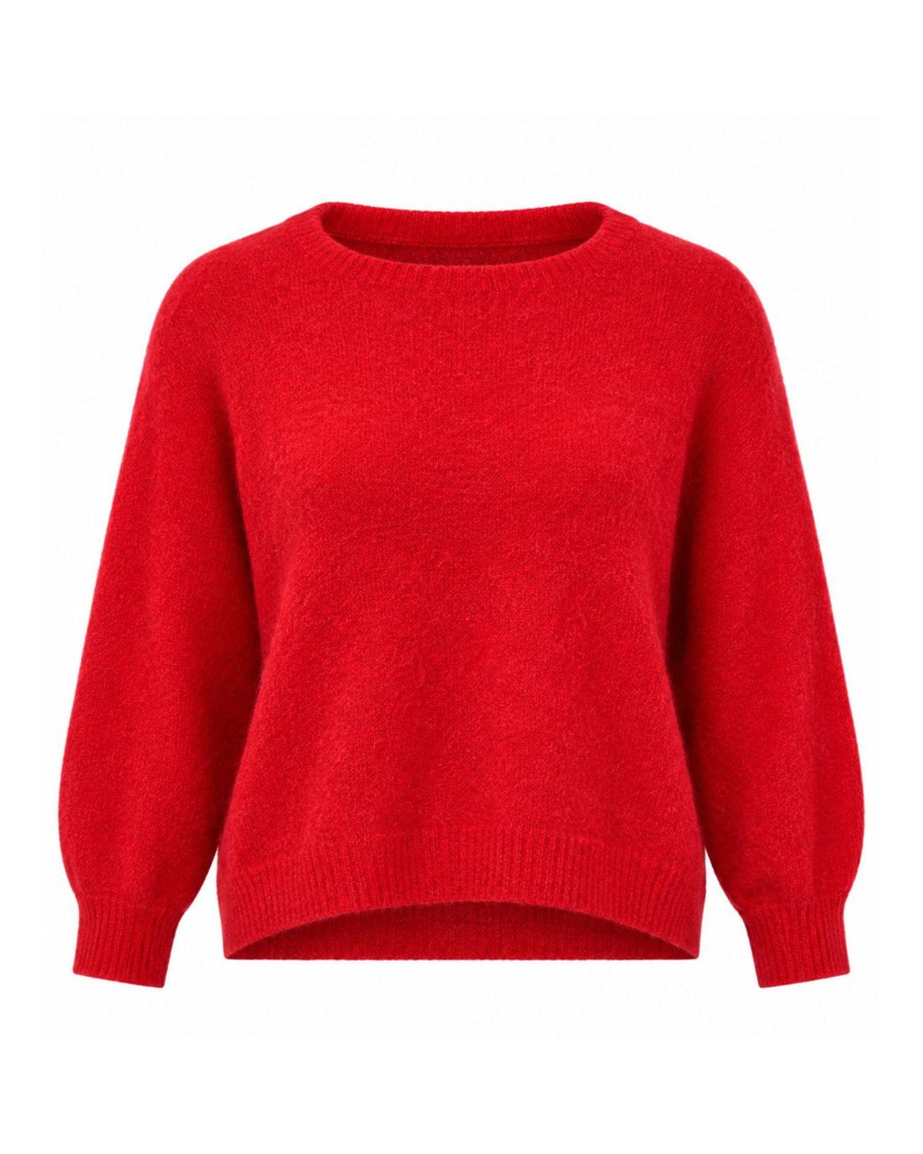 Luella Fashion Red Bettina Short Alpaca Jumper