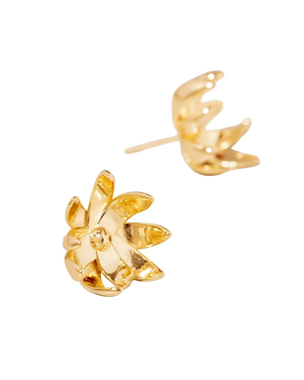 Zynnia Collective Metallic Full Bloom Studs