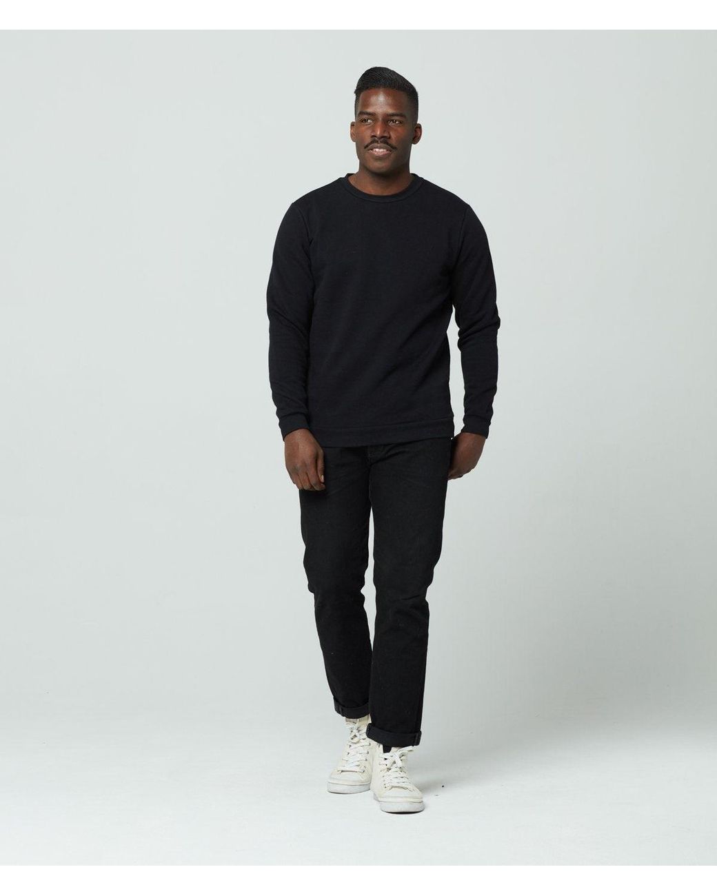 Known Supply Black 100% Organic Cotton Sweatshirt