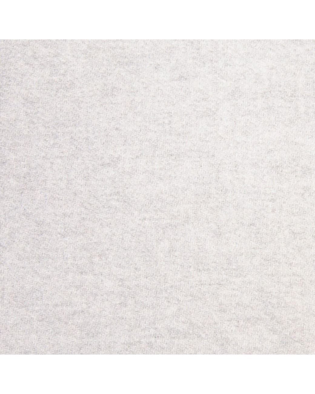 Kinalba White Oban Light Cashmere Scarf for men