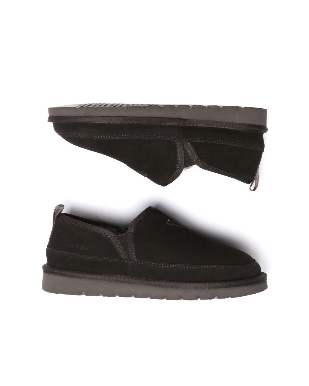 EverAu Australia Black Galah Slip On for men