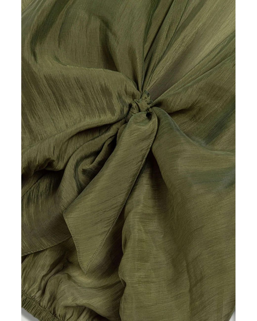 Nocturne Green Neutrals Fluid Open-Front Shirt