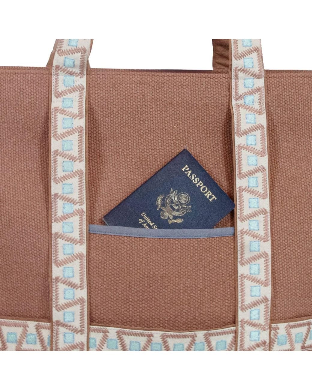 Sidney Byron Brown Suncatcher Daytripper Tote & Pouch