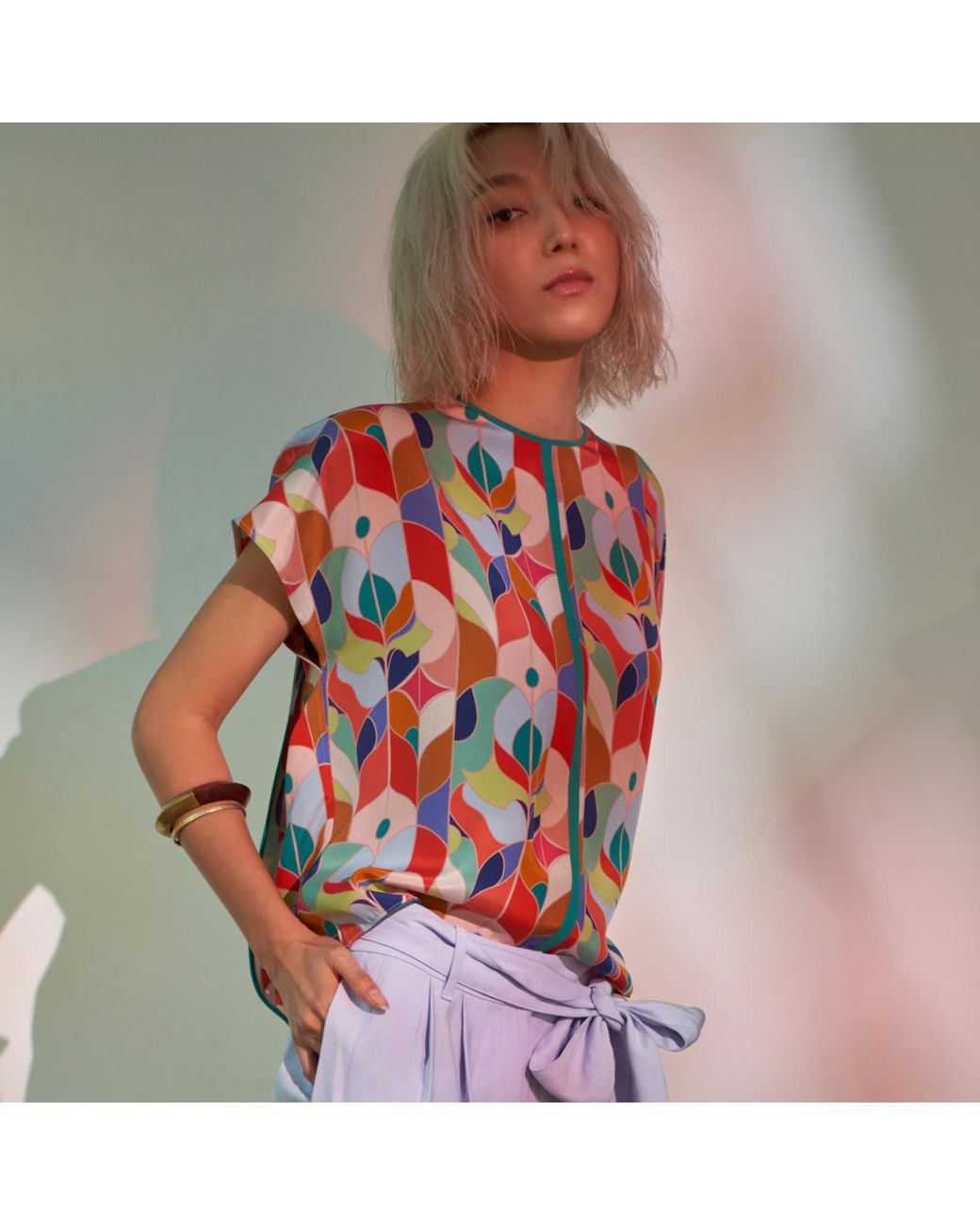 Emma Wallace Red Rae Top