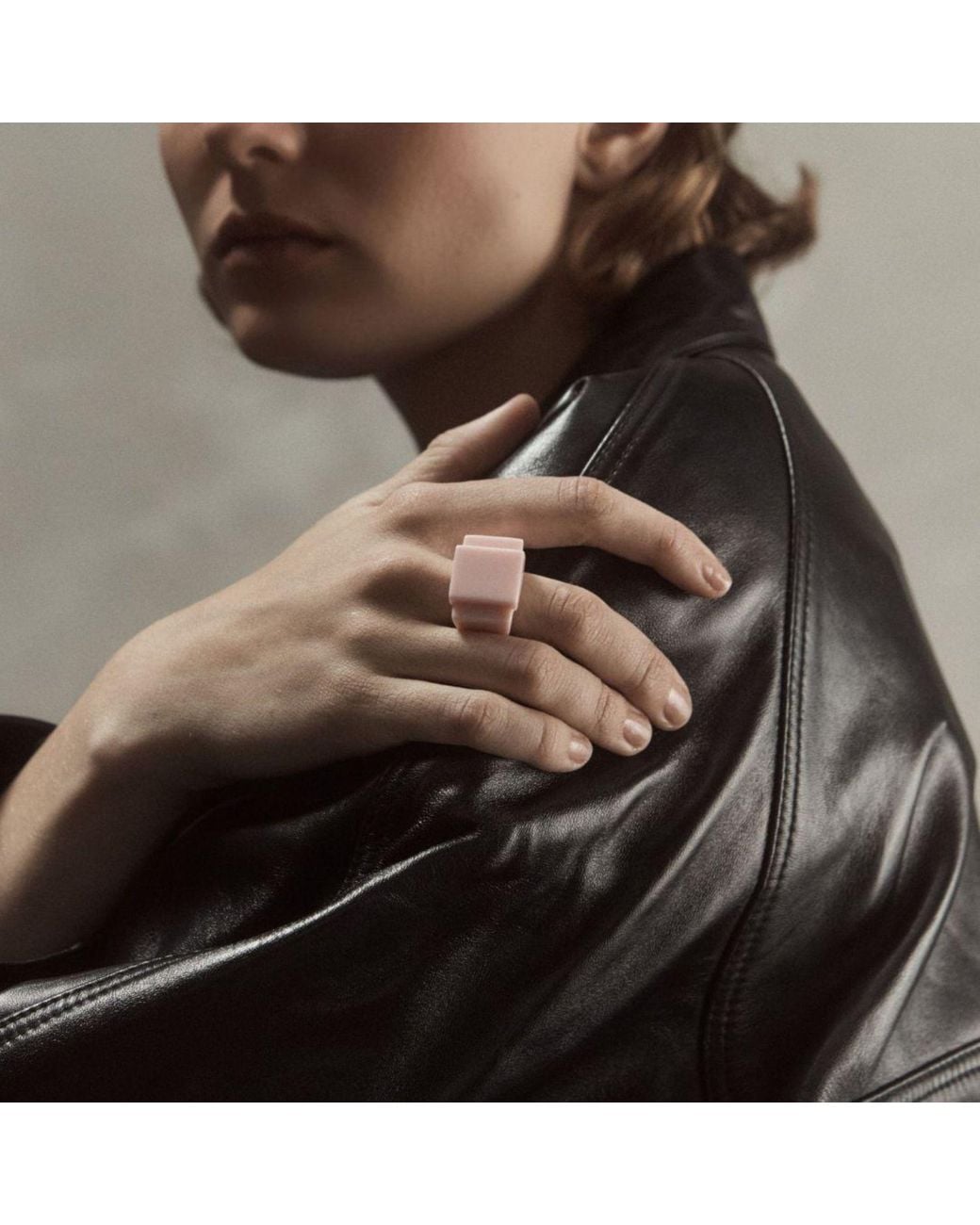 THE ROSE Pink Pale Bague Urbone – Sculptural Ring
