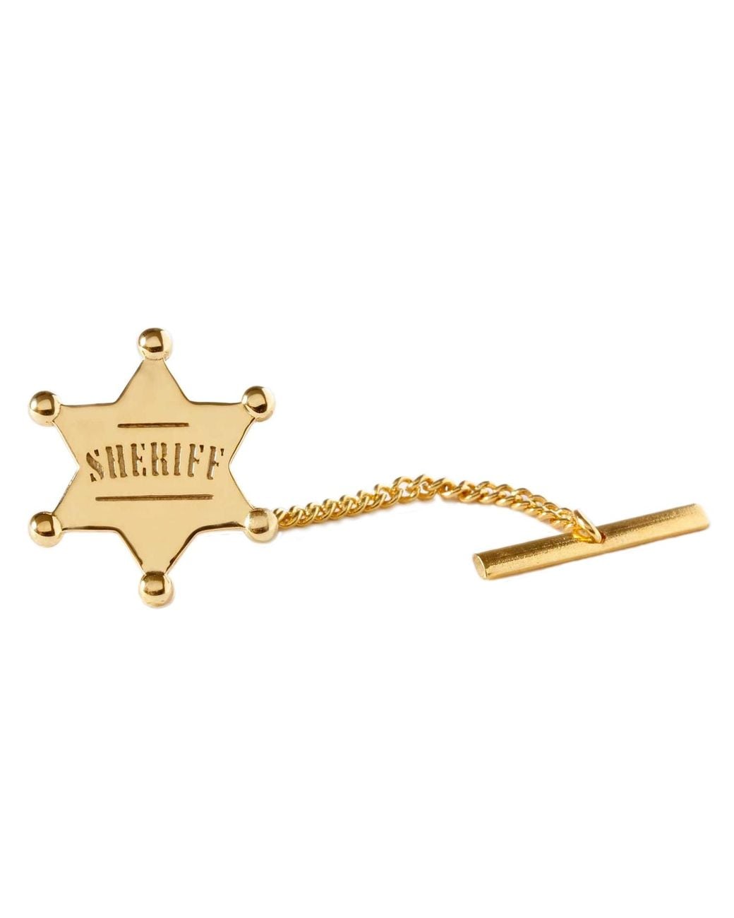 Lee Renee Metallic Sheriff Badge Lapel Pin – for men