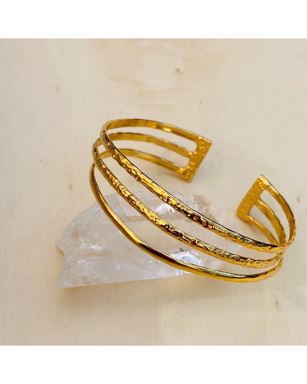 Lexi Jewelry Metallic Lady Empress Adjustable Cuff Bracelet