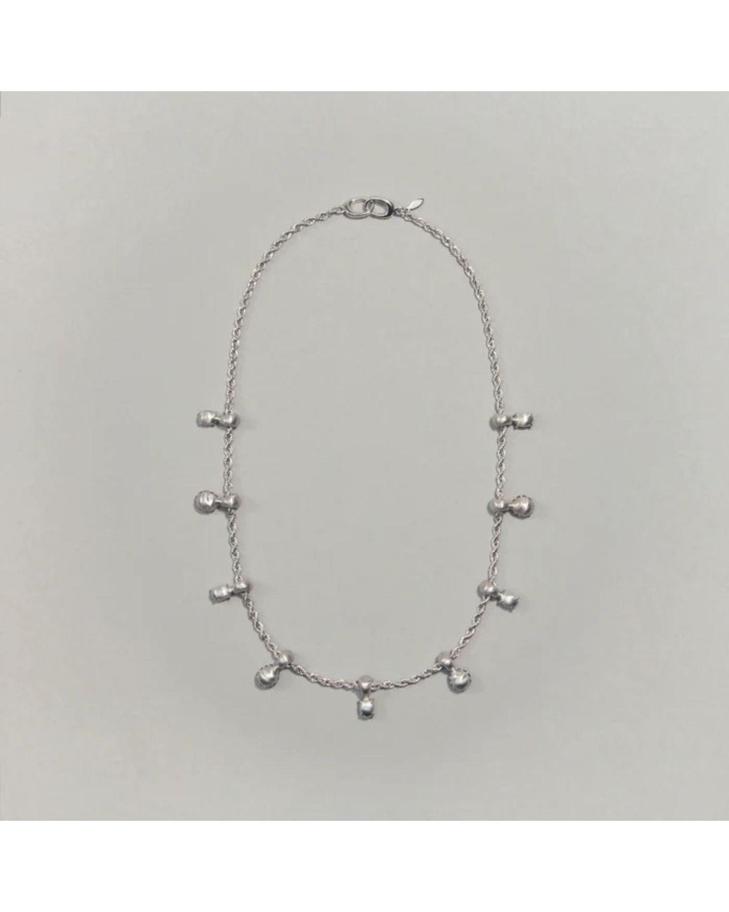 Onia White Earth Rope Necklace