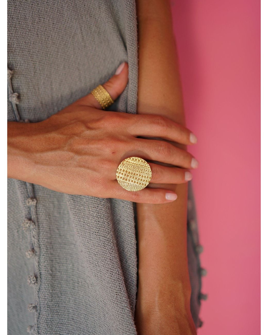 Sophie Simone Designs Metallic Ring Marea Large