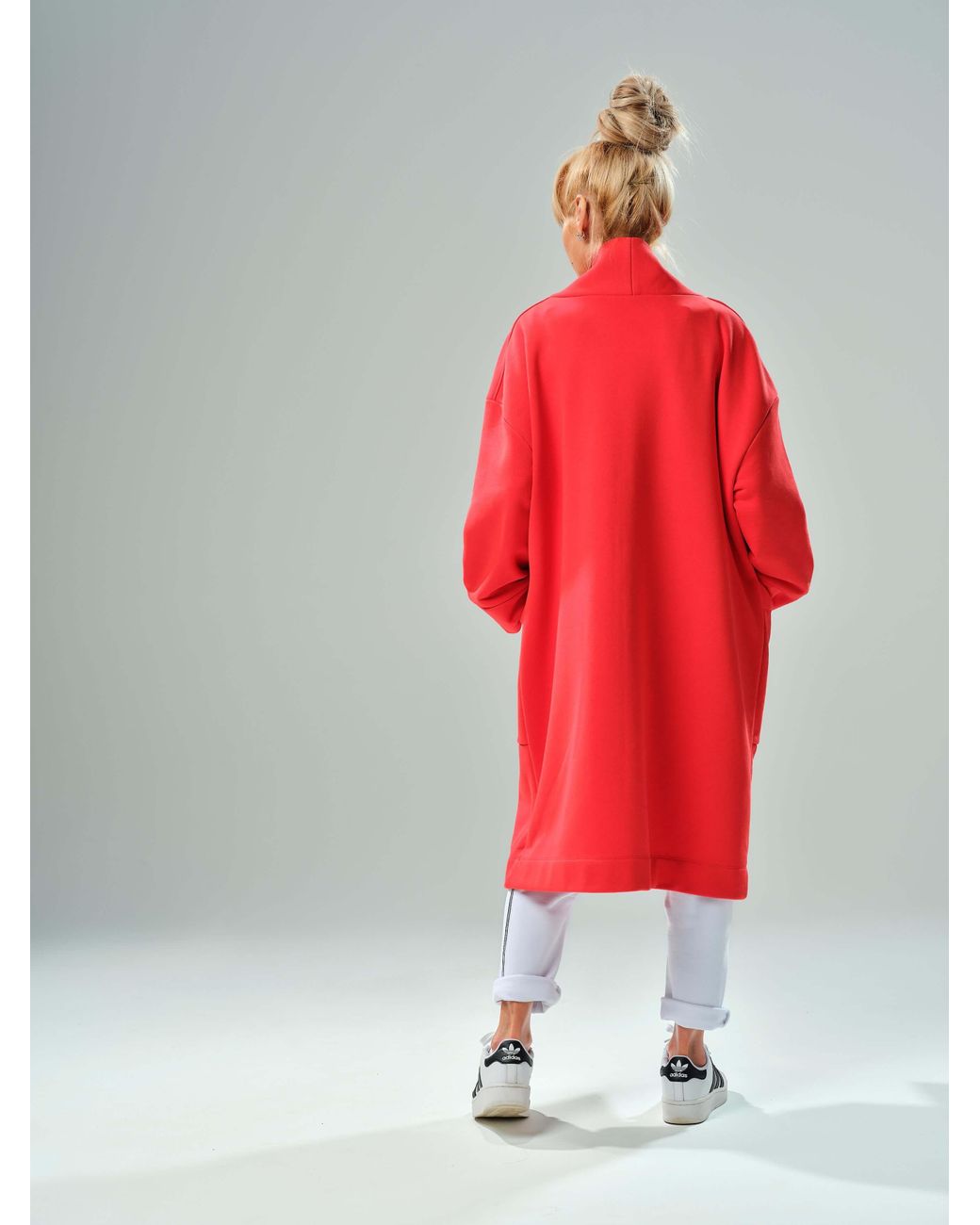 Clothes by Locker Room Red Oversized Coat