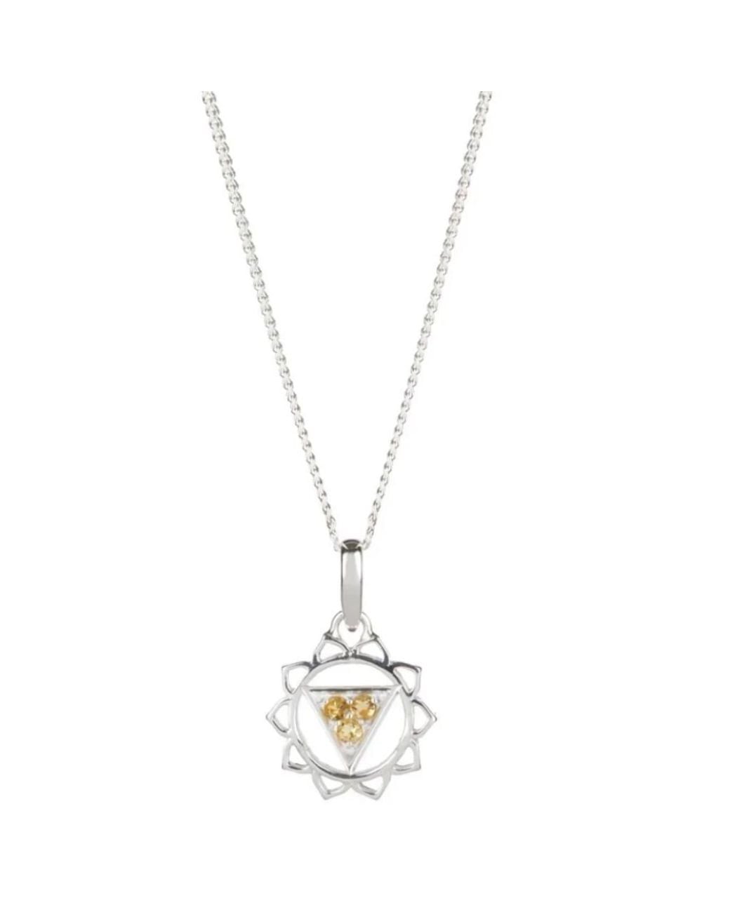 Charlotte's Web Jewellery Metallic Solar Plexus Chakra Necklace
