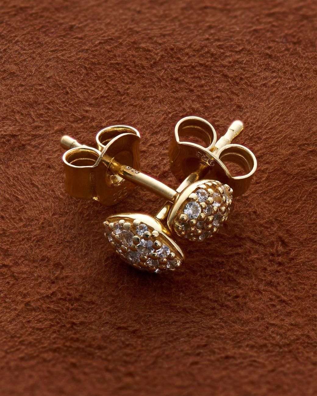 Stone Fruit Metallic Pit Studs