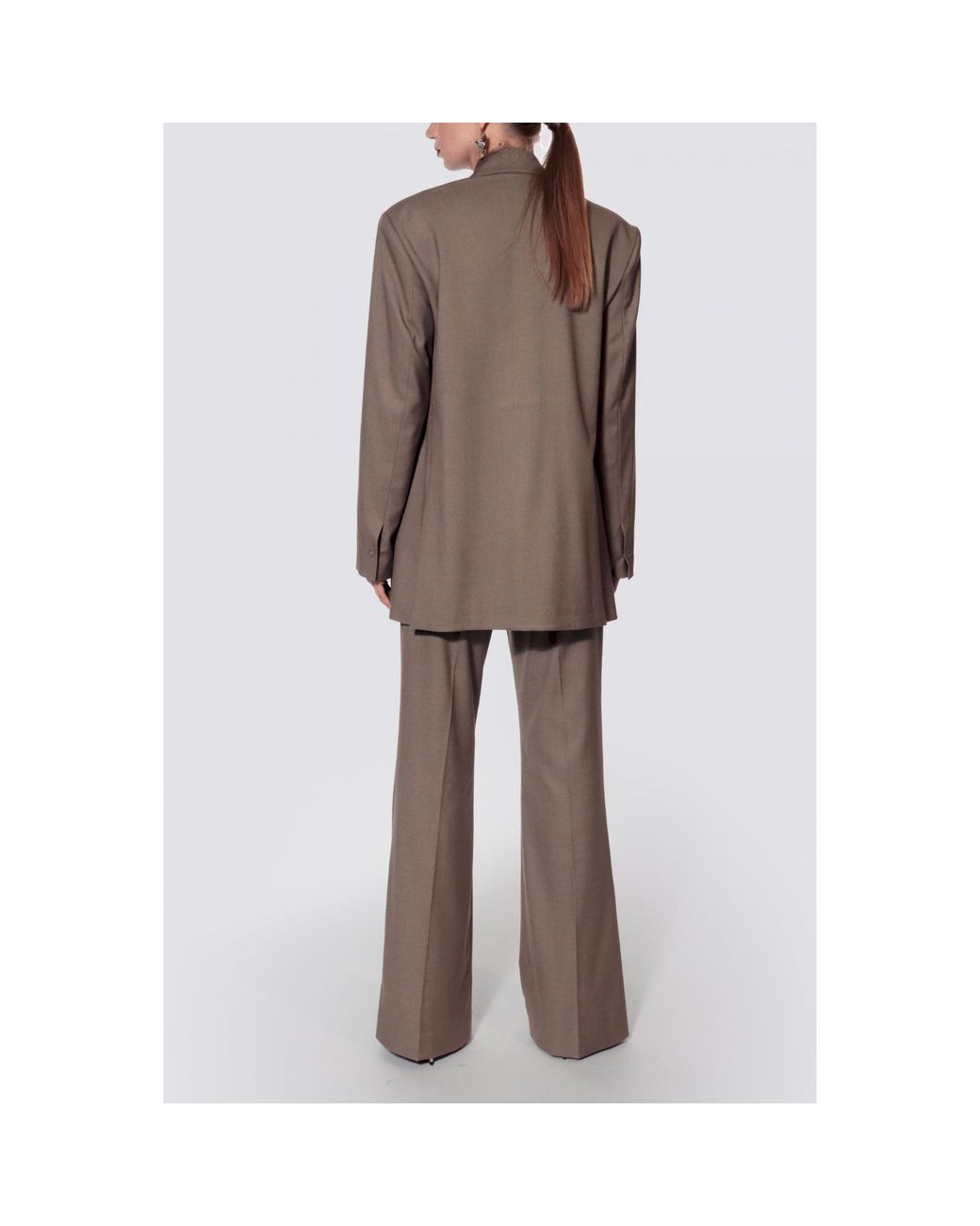 AGGI by HALEWSKI Brown Blair Melange Blazer