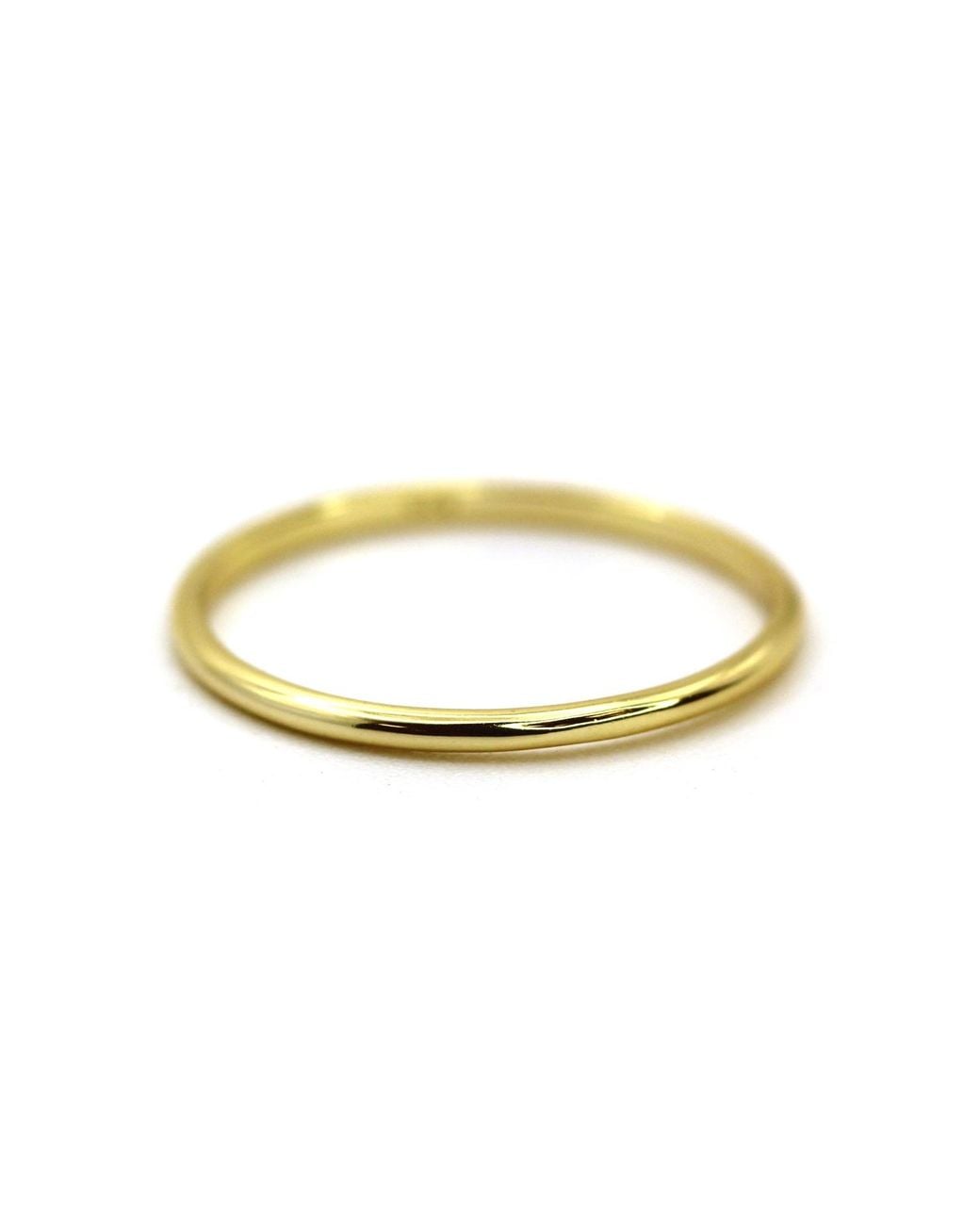 VicStoneNYC Fine Jewelry Metallic Simple Thin Solid Ring