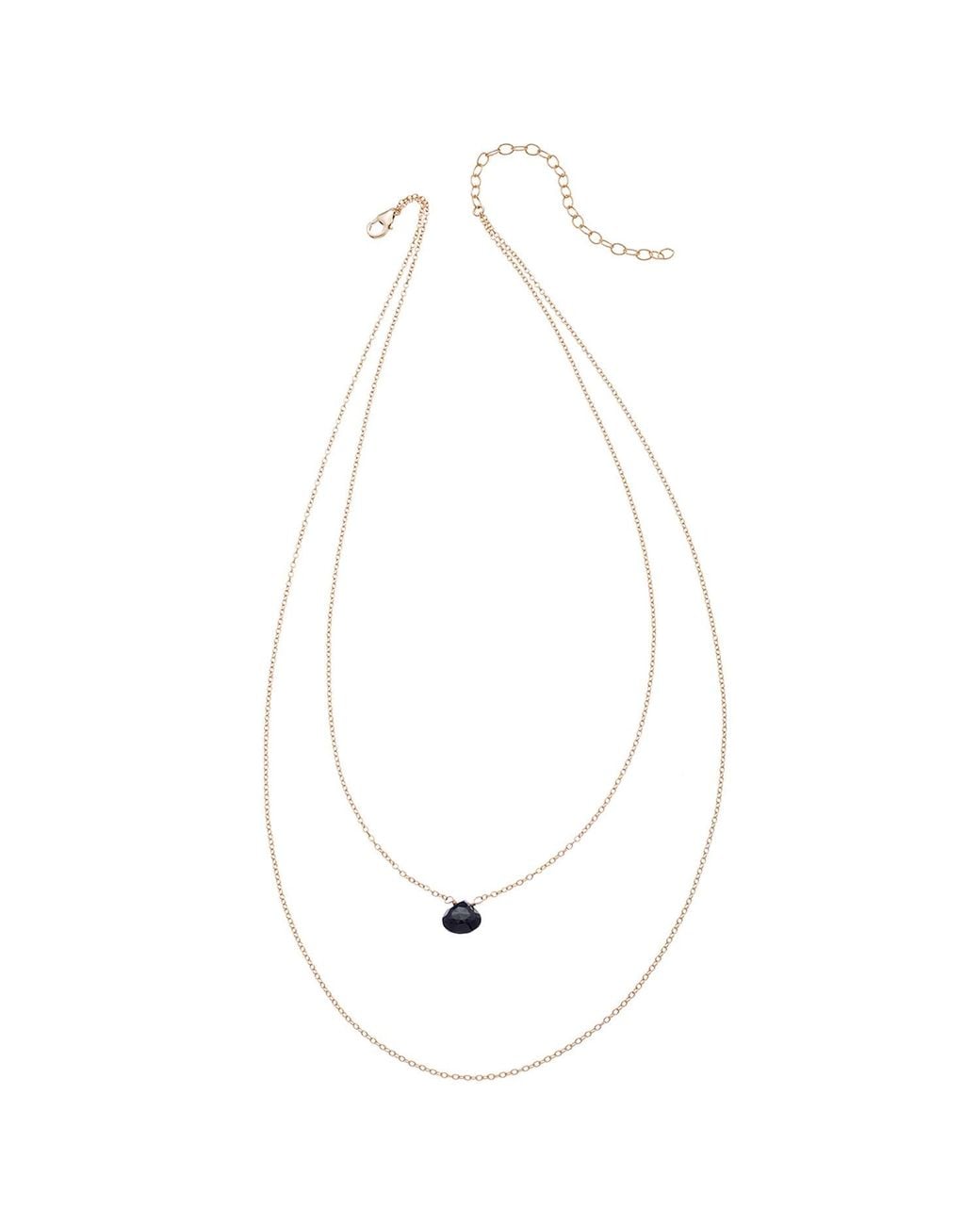 Heather Hawkins Jewelry White Tiny Gemstone Drape Necklace