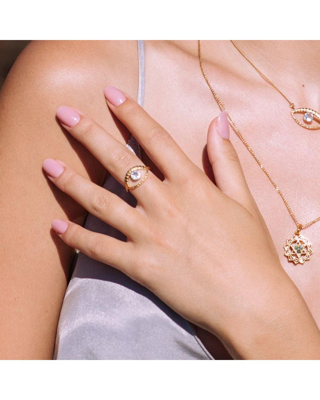 Charlotte's Web Jewellery Metallic Eye Of Intuition Vermeil Ring