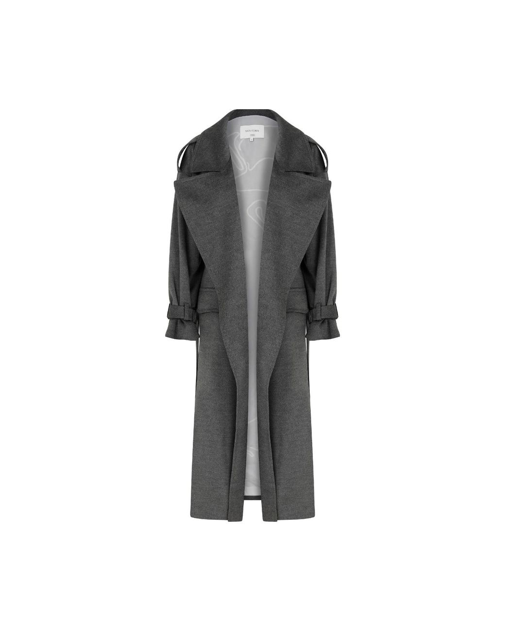 NAZLI CEREN Black Laura Cashmere Coat