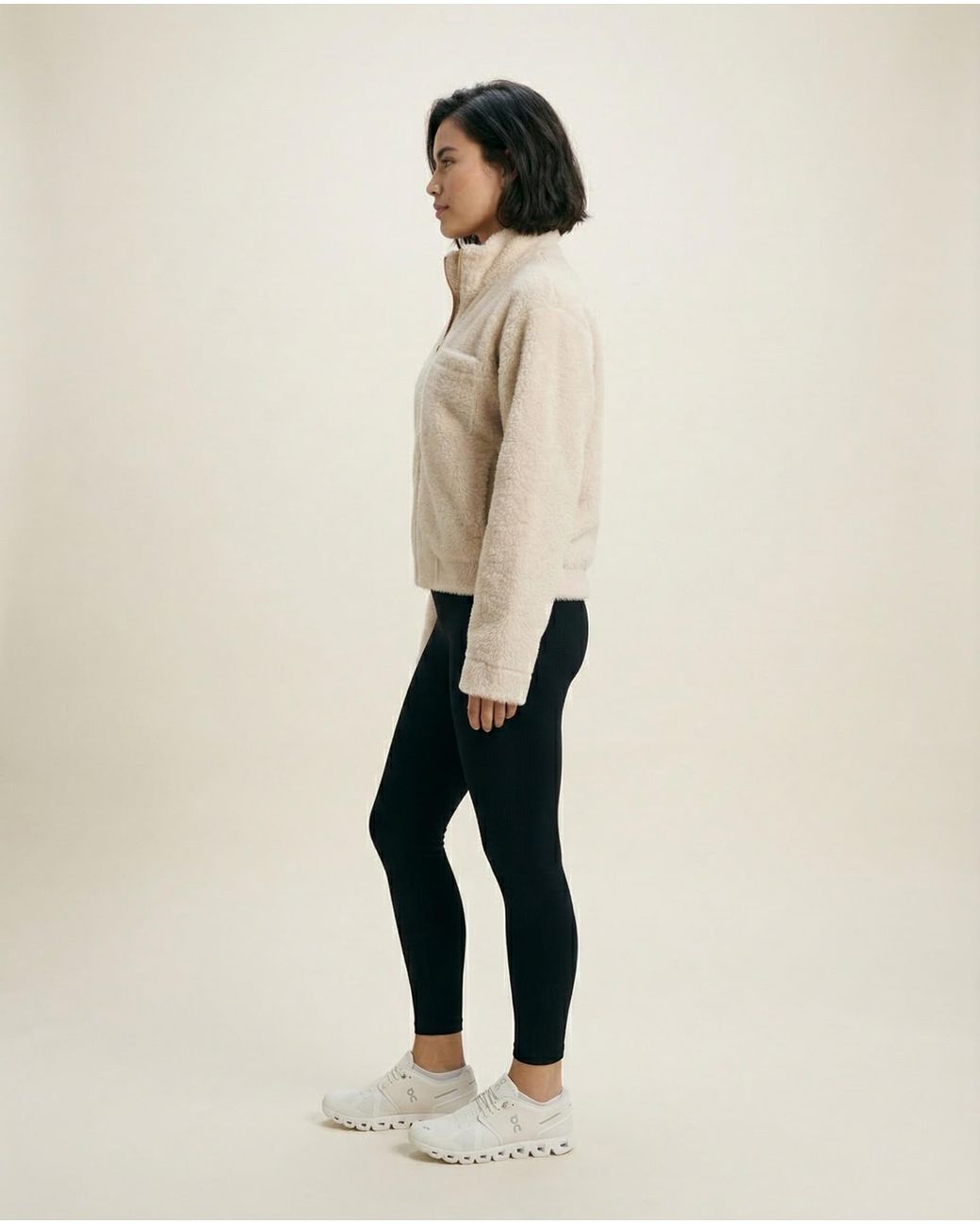 ROAV Natural Neutrals Everyday Emma Soft Double Zip Cardigan