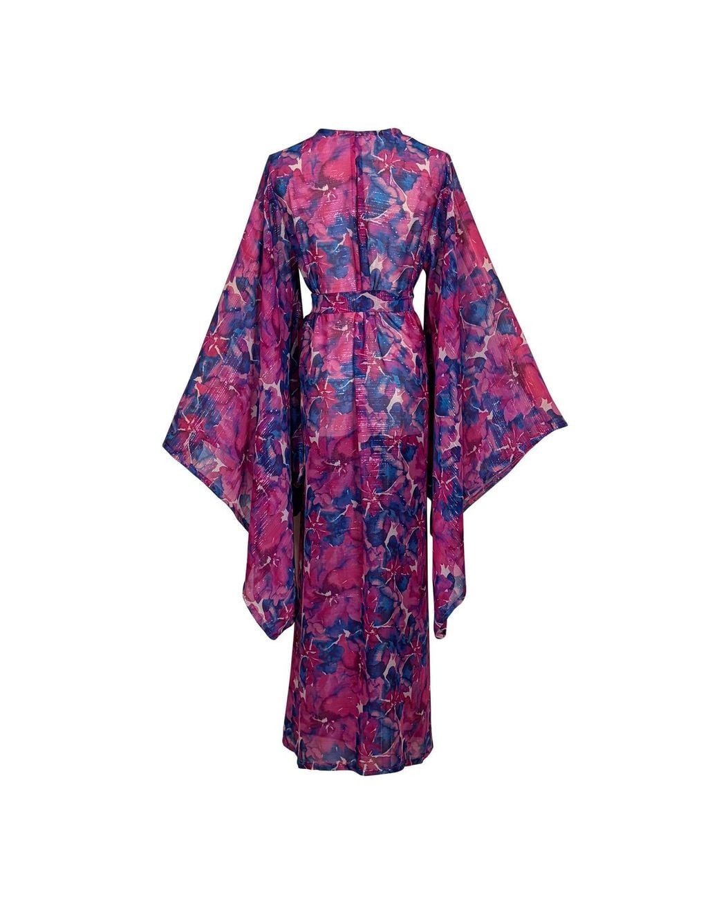 Jennafer Grace Purple Cassandre Watercolor Kimono