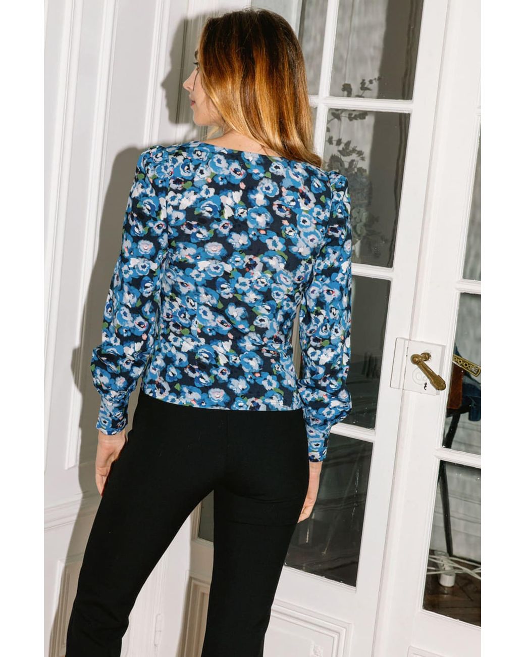 AVANI Apparel Blue Pétunia Top