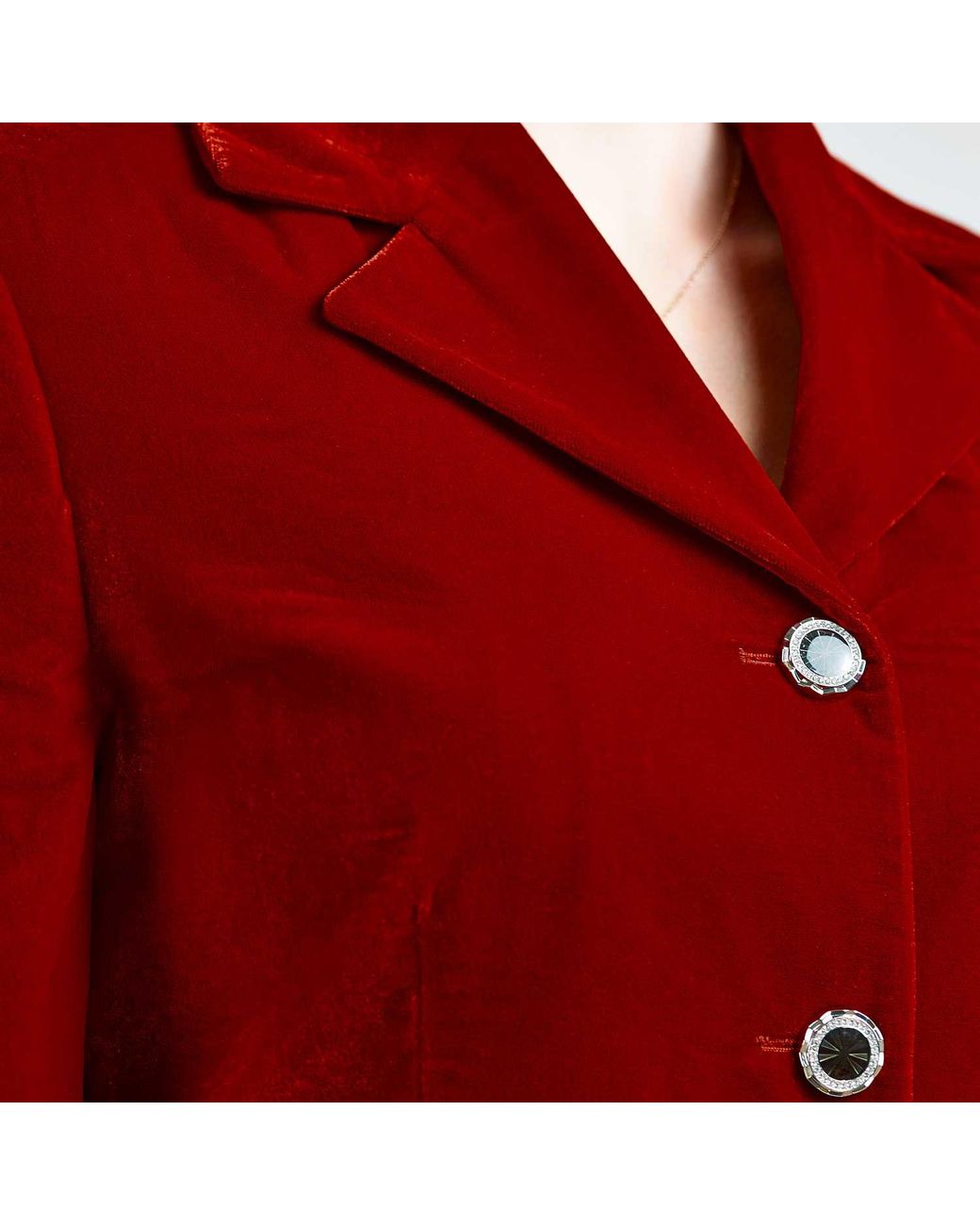 Femponiq Velvet Tailored Blazer Dress
