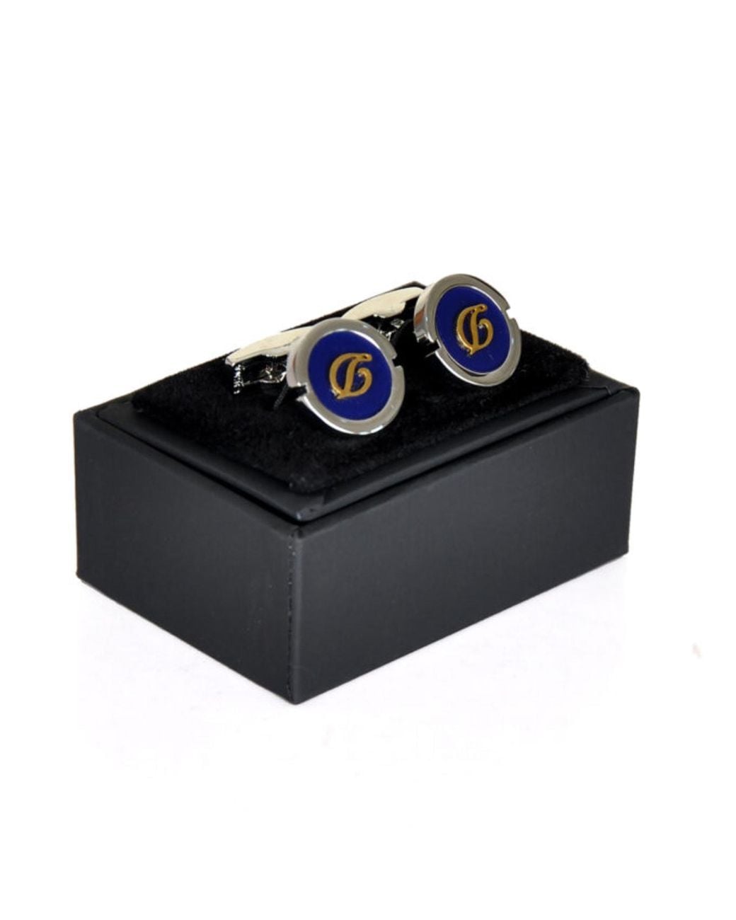 DAVID WEJ Blue D- Cufflinks – for men