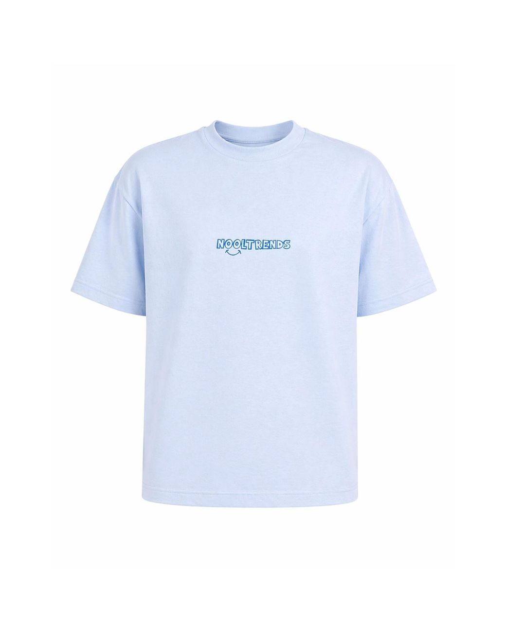 Nooltrends Blue Gender Neutral Smiley T-Shirt for men
