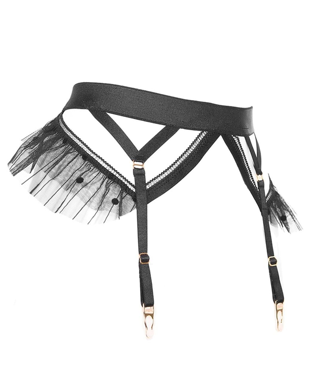 Reckless Wolf Black Rogue Suspender