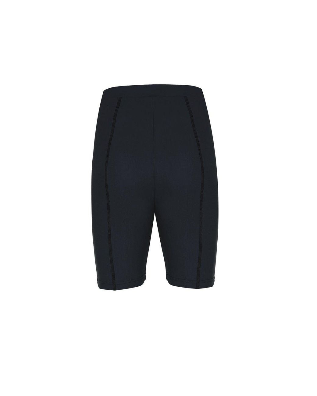 No'design Blue Biker Shorts With Flatlock Detail