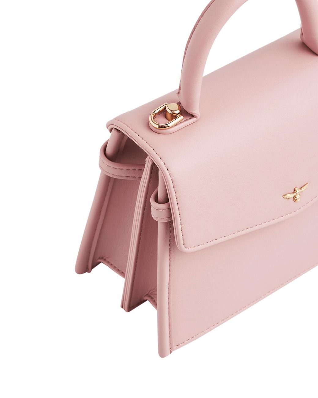 Fable England Pink Structured Tote Bag Small