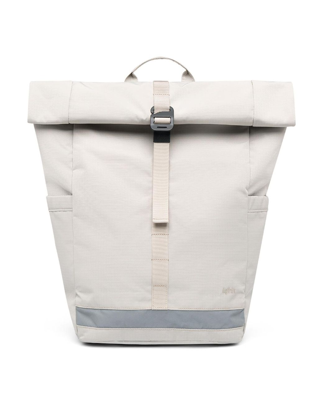 Lefrik White Lars Roll Fossil Backpack for men