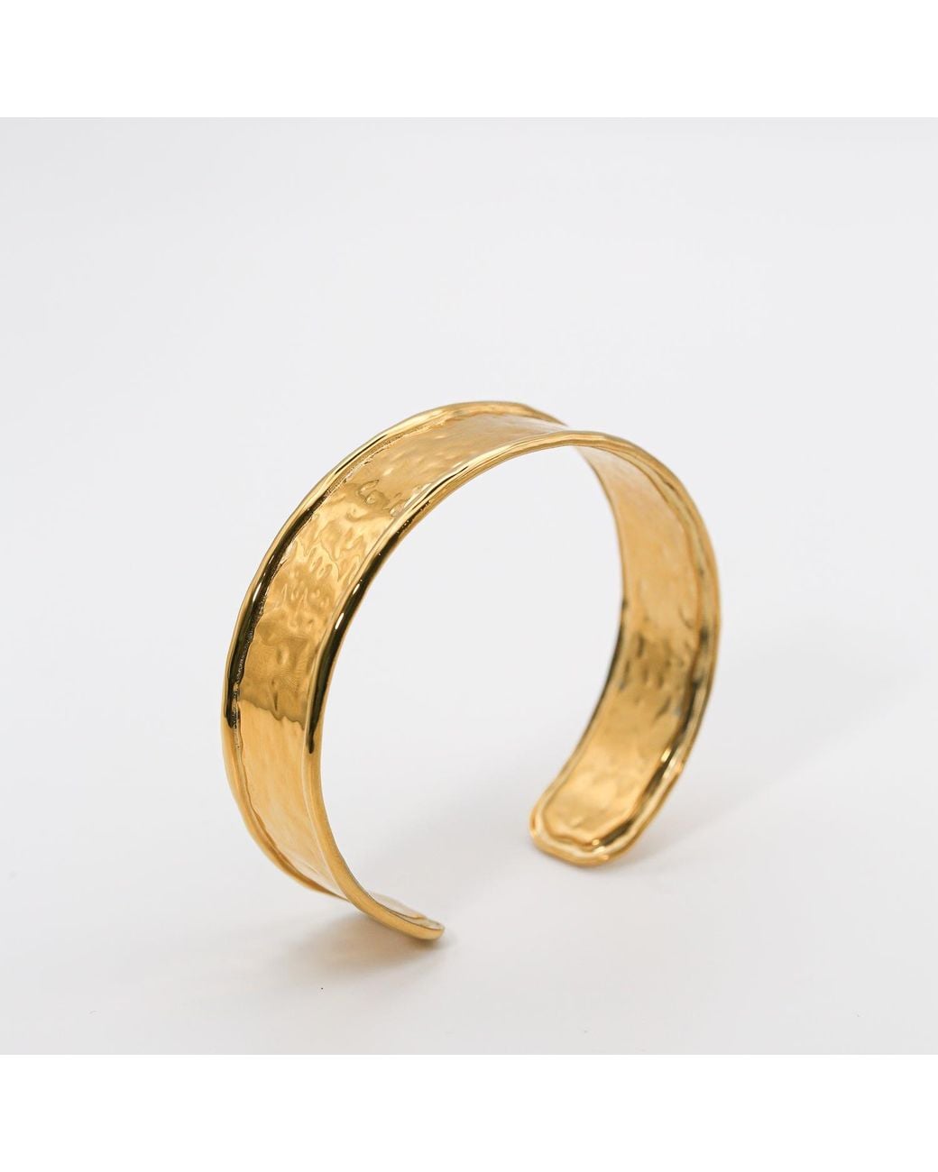 Miss Cecilia Metallic Molten Cuff Bangle Bracelet