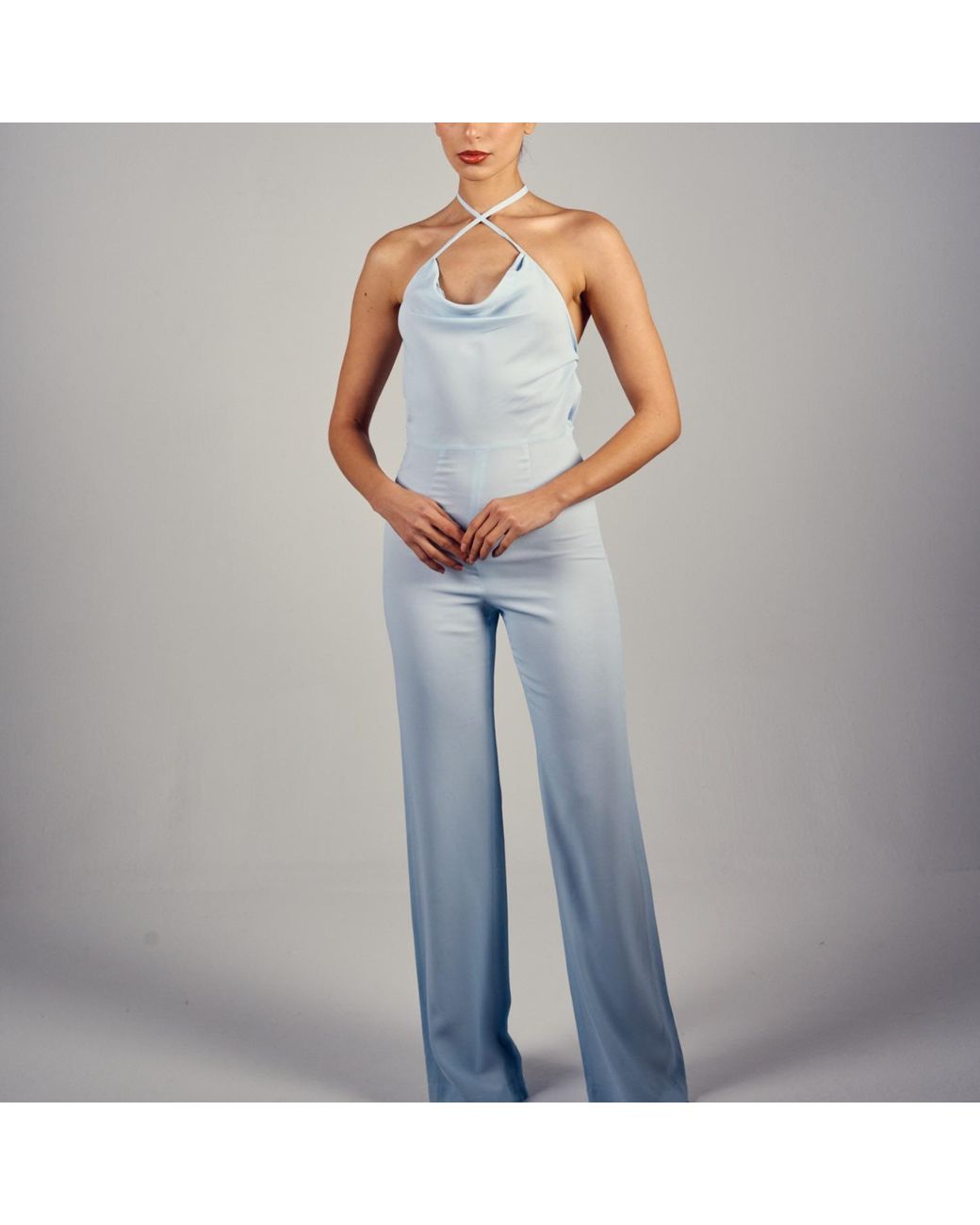 The Ethos Studio Blue Emilia Jumpsuit