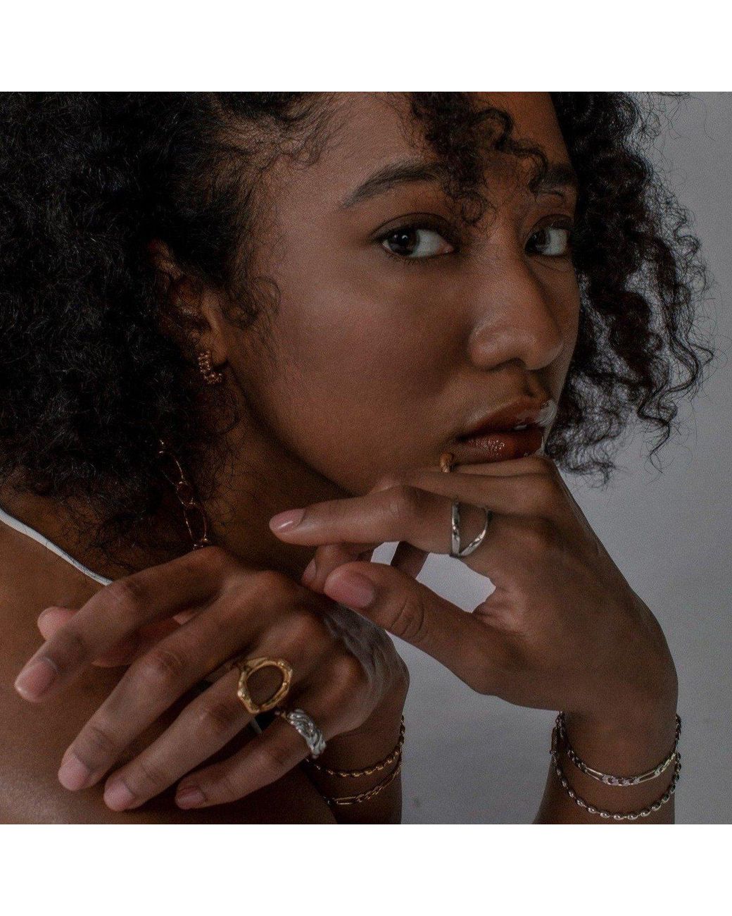 Lait & Lune Metallic Savan Ring