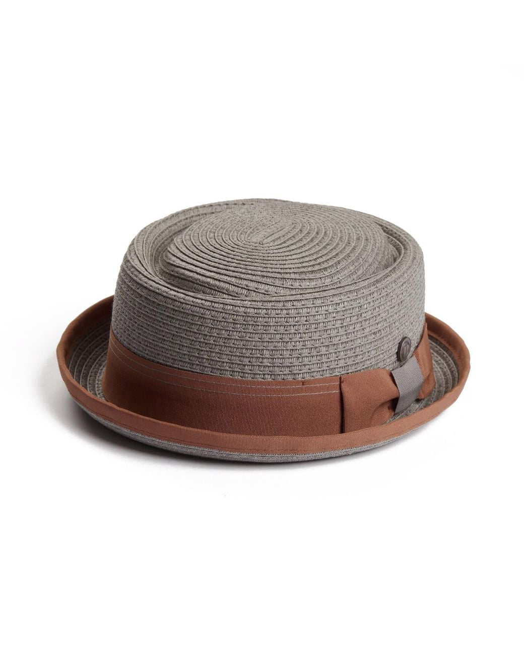 Dasmarca Hats Brown Dasmarca Rico Summer Telescope Crown Lightweight Breathable Rude-Boy Mod Porkpie Hat for men