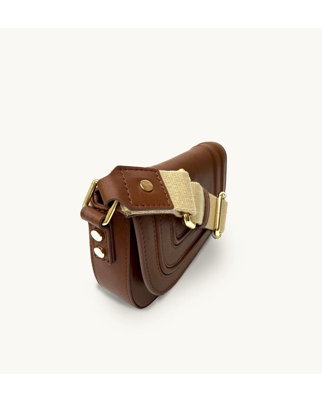 Apatchy London Brown The Mimi Tan Leather Bag