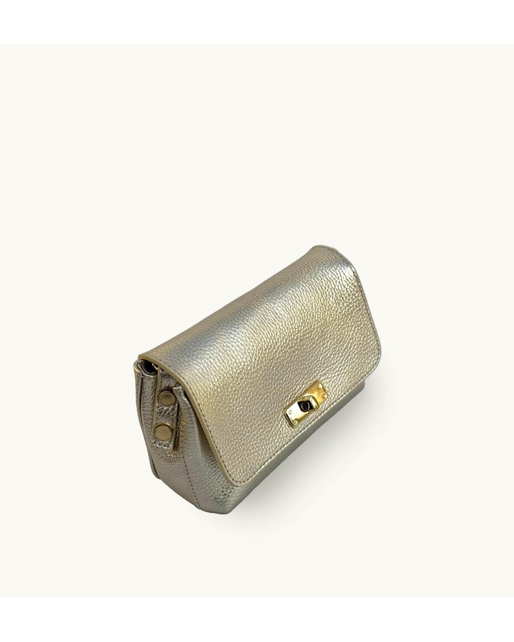 Apatchy London Gray The Maisie Mini Leather Bag