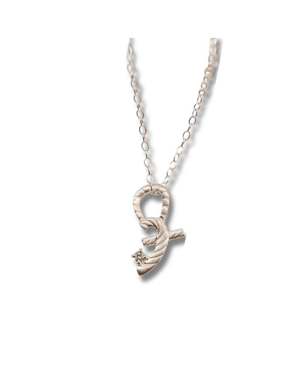 Claire Hill Designs Metallic Great Shorthand Charm Necklace