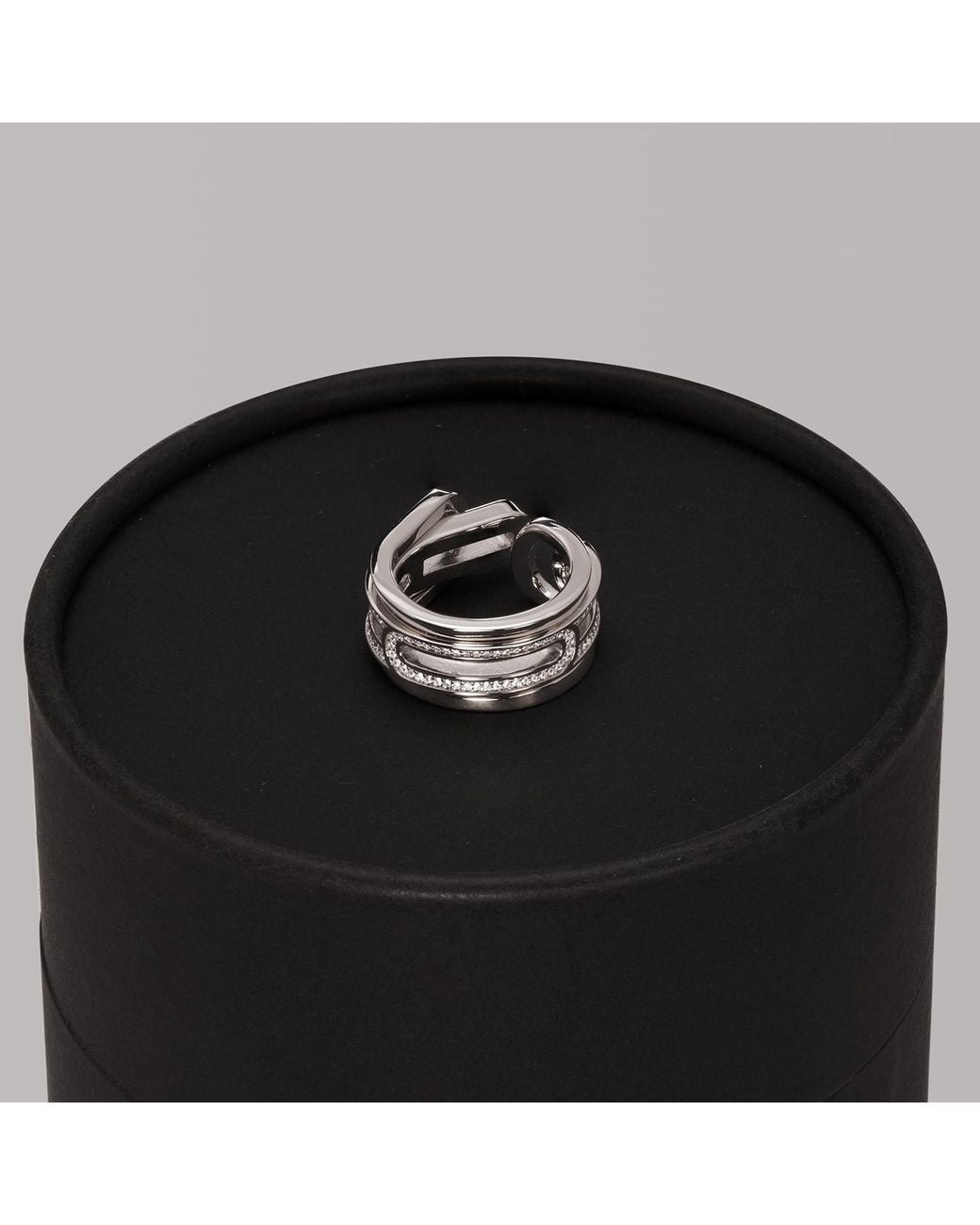 Meulien Metallic Budding Flower Ring Set
