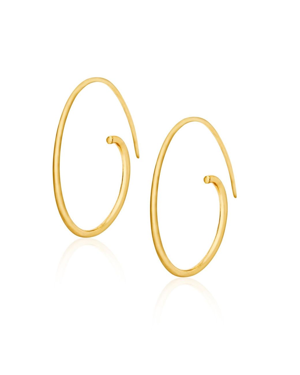 Preeti Sandhu Metallic Loop Hoops