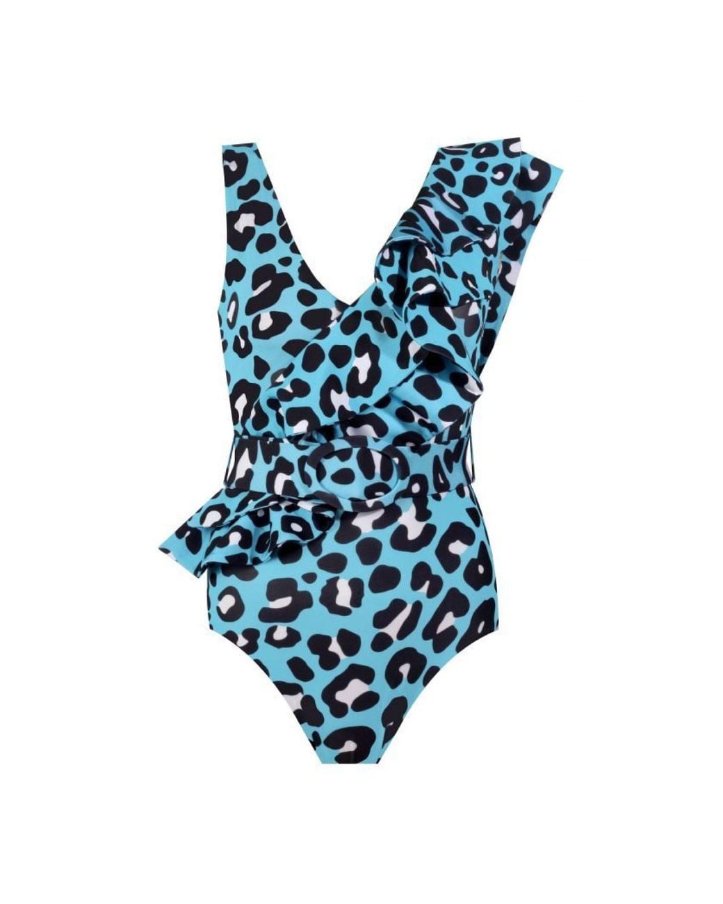 Nur Karaata Blue Lilac Leo Swimsuit