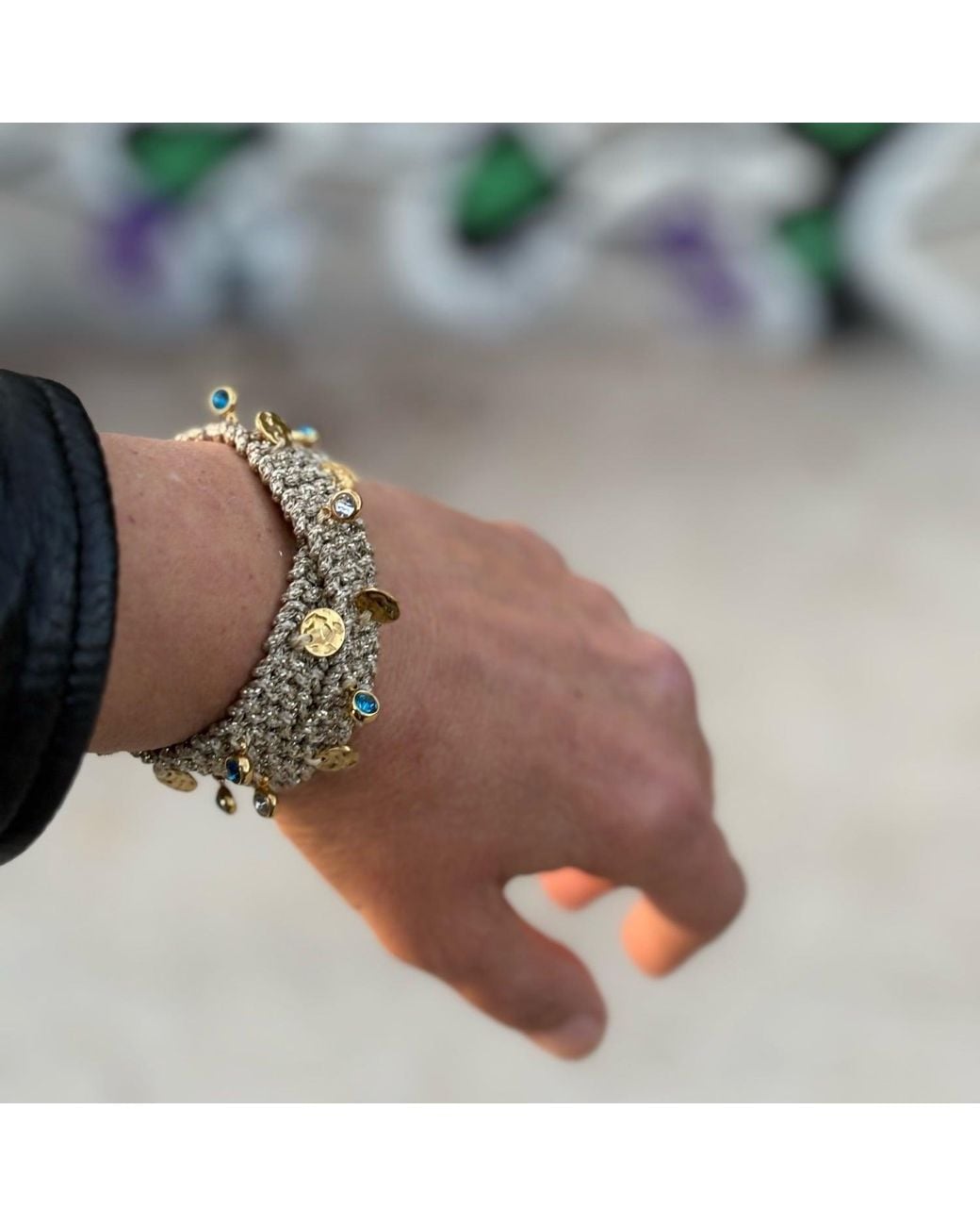 Hilo De Mar Metallic Double Bracelet