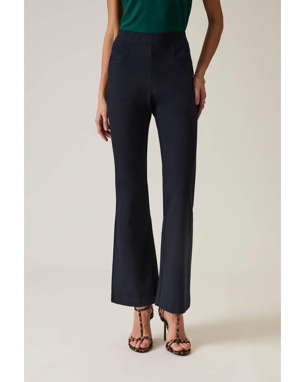 James Lakeland Blue Bootleg Trousers