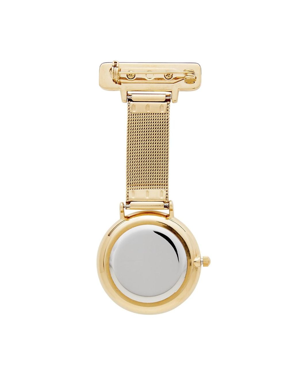 Bermuda Watch Company Green Annie Apple Aurora Glitter Mesh Nurse Fob Watch