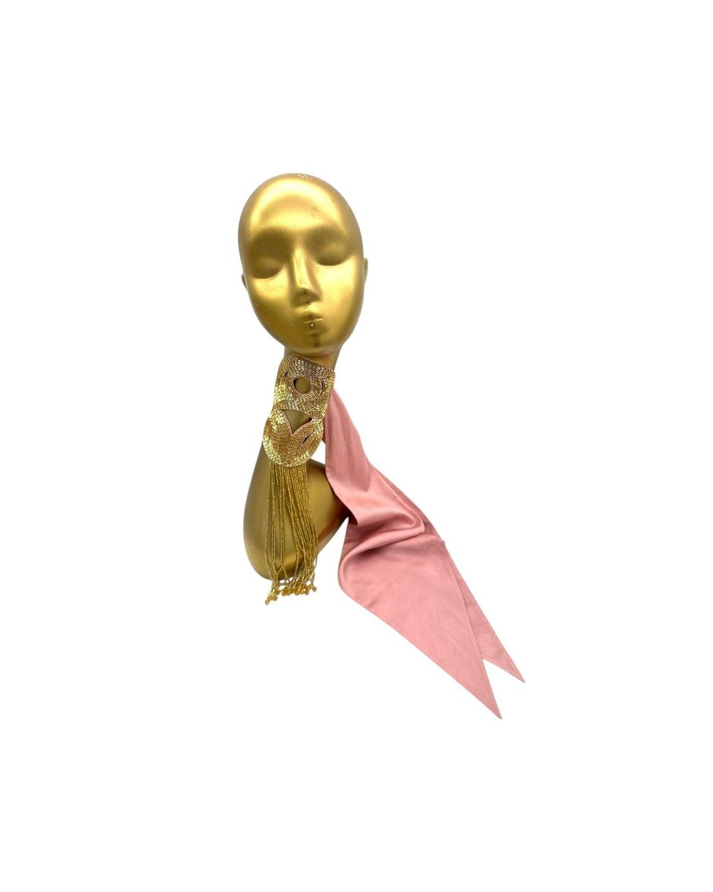 Julia Clancey Pink Leia Embroidered Necklace