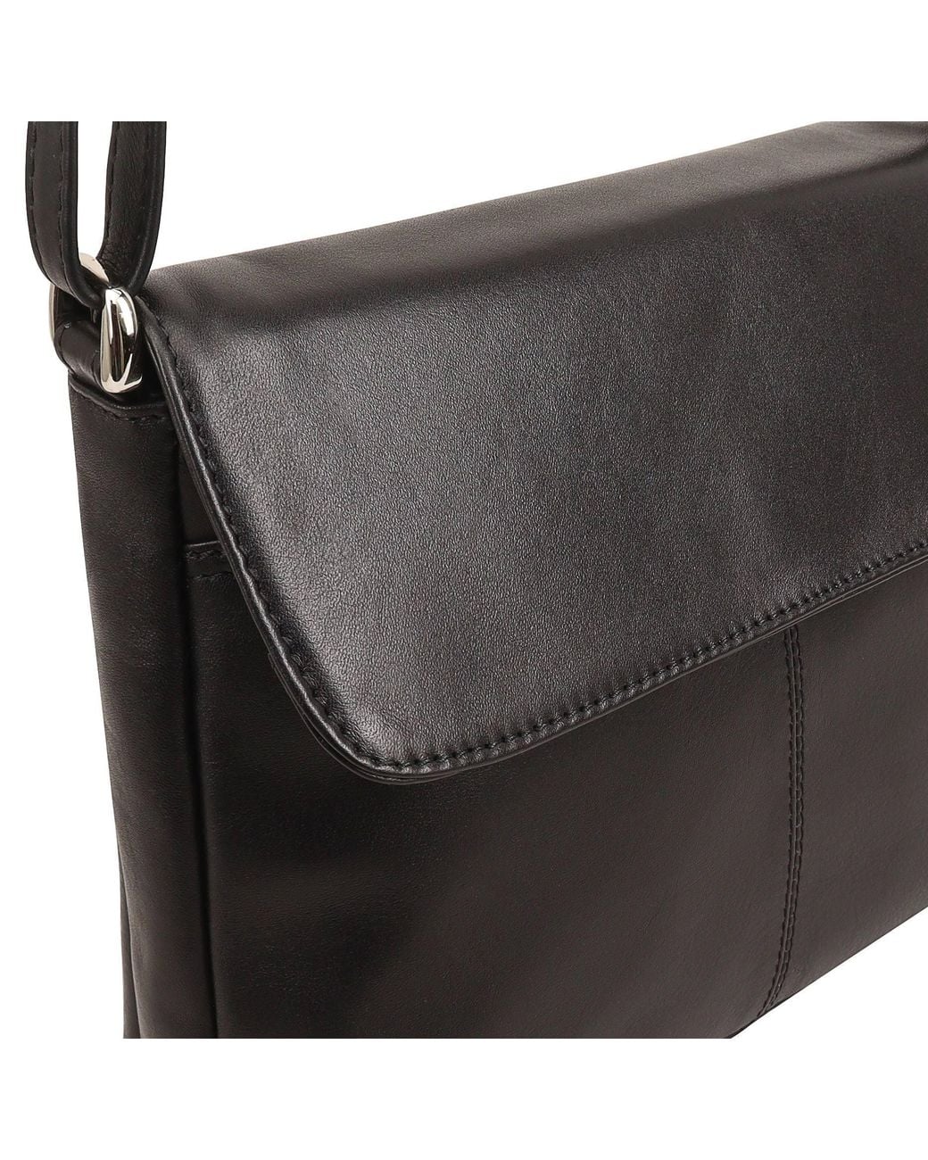 Lloyd Baker Black Kheda Leather Crossbody Bag