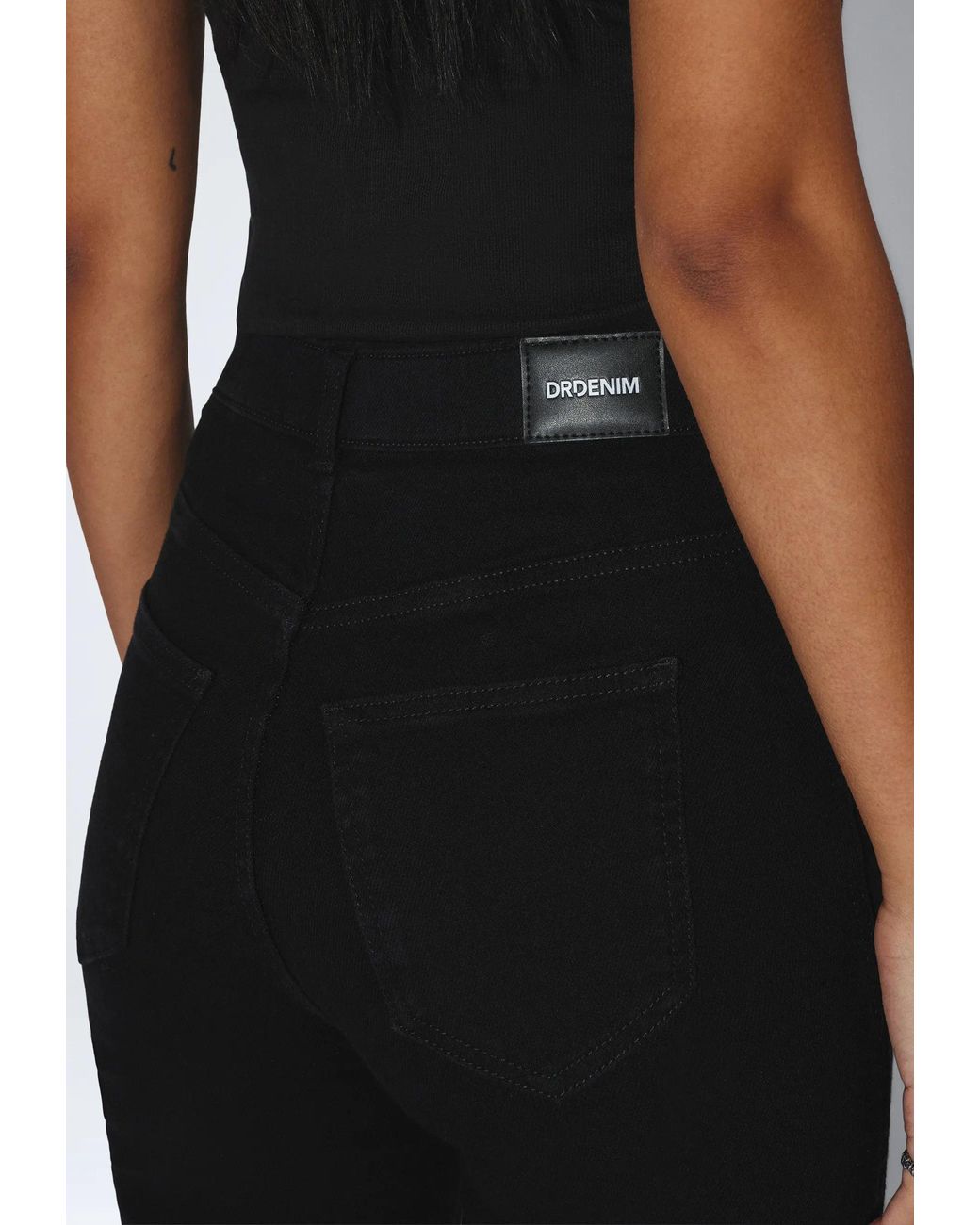 Dr. Denim Black Moxy High Straight