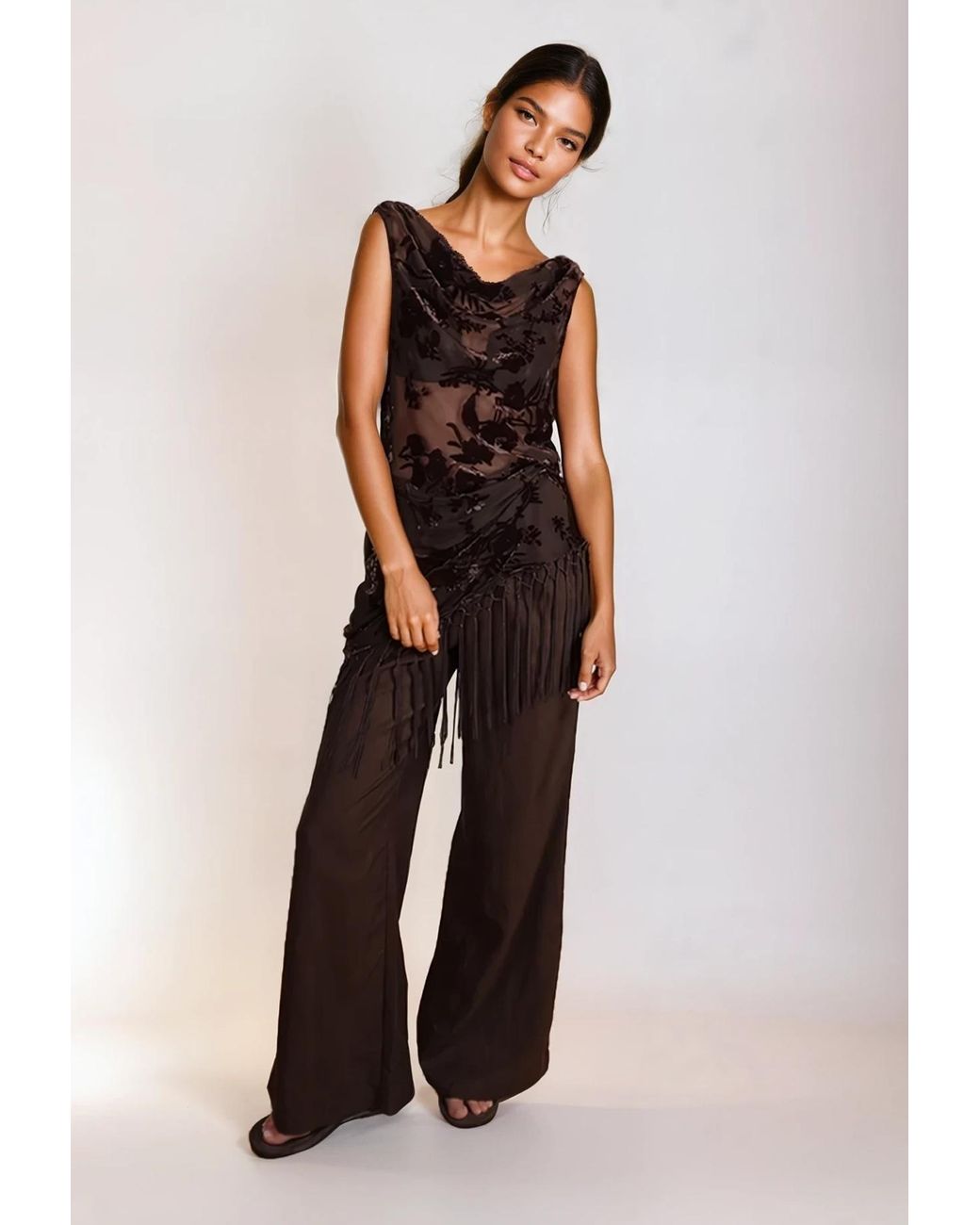 Tohen Brown Manon Pants
