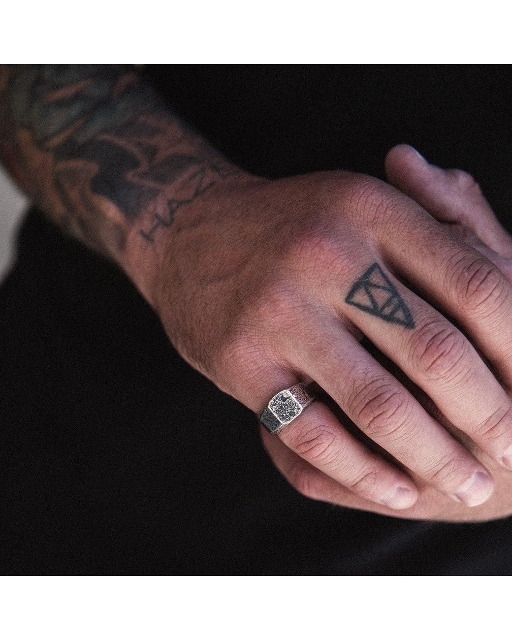 Haze & Glory Metallic The Kopenhagen Ring for men