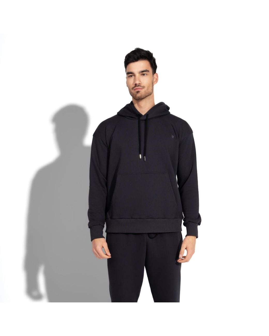 Maison Tangerine Blue Premium Cotton Sweatshirt & Joggers Tracksuit Set For